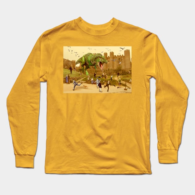 Jurasic Incident in Obidos Long Sleeve T-Shirt by PrivateVices